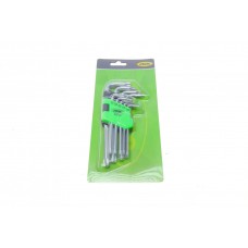 Набір ключів Г-под. Torx з отвором T10-T50