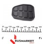 Накладка педалі зчеплення VW T4 90-03