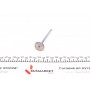 Клапан (впуск) Renault Kangoo/Clio/Dacia Logan 1.2 16V (26x5.5x110.9) (азотування)