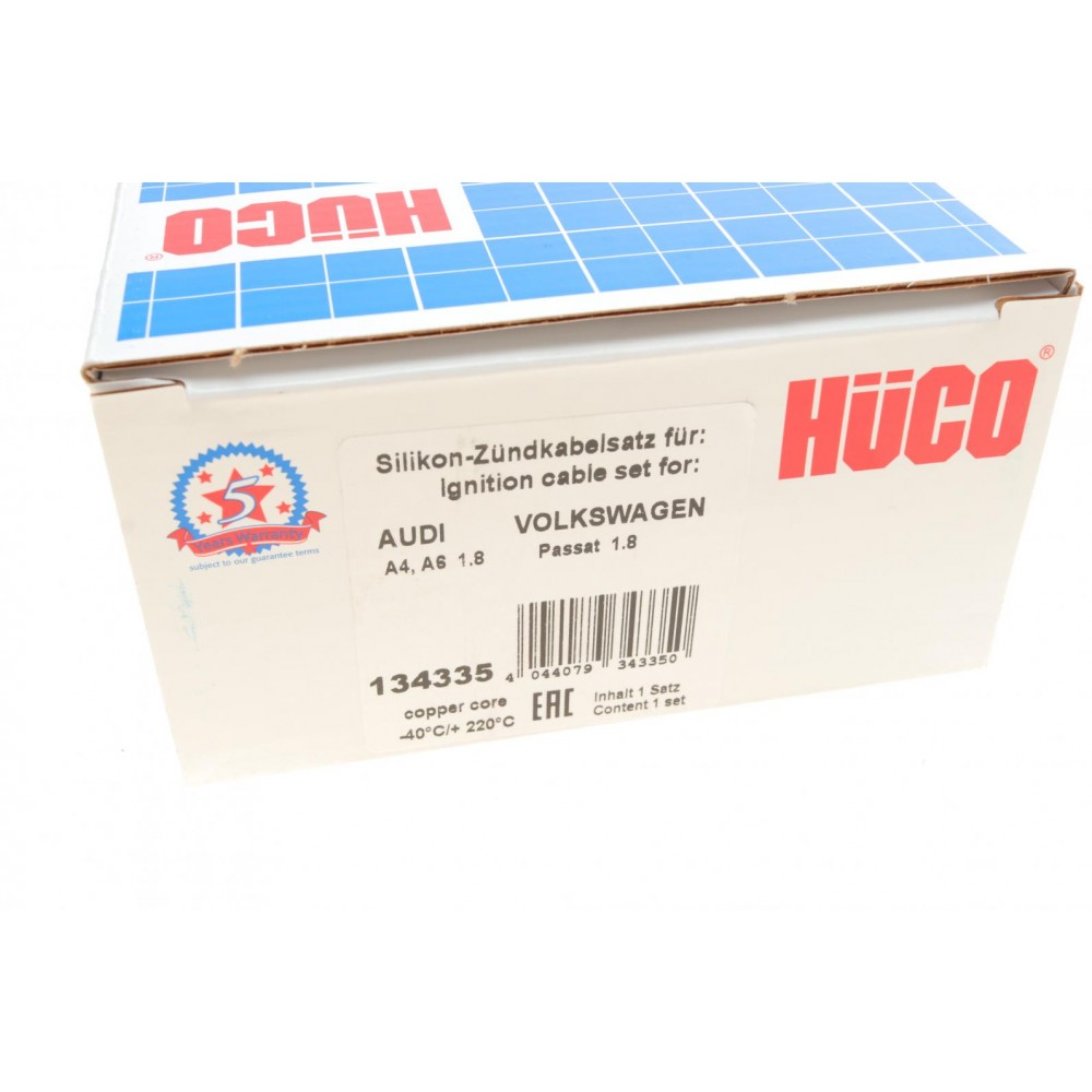 Проводи запалювання Audi A4/A6/VW Passat/Golf IV 94-05 (к-кт) (HÜCO)