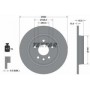 Диск гальмівний (задній) Ford C-max/Focus II/Volvo C30/C70/S40/V50 04-12/V40 12-(280x10.9) PRO