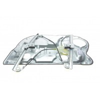 Склопідіймач (передній) VW Polo 01-12 (L) (електро) (без моторчика)(з пластиною)