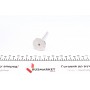 Клапан (випуск) VW Caddy III 1.6 04-15 (32.9x6x93.85) (вальцювання)