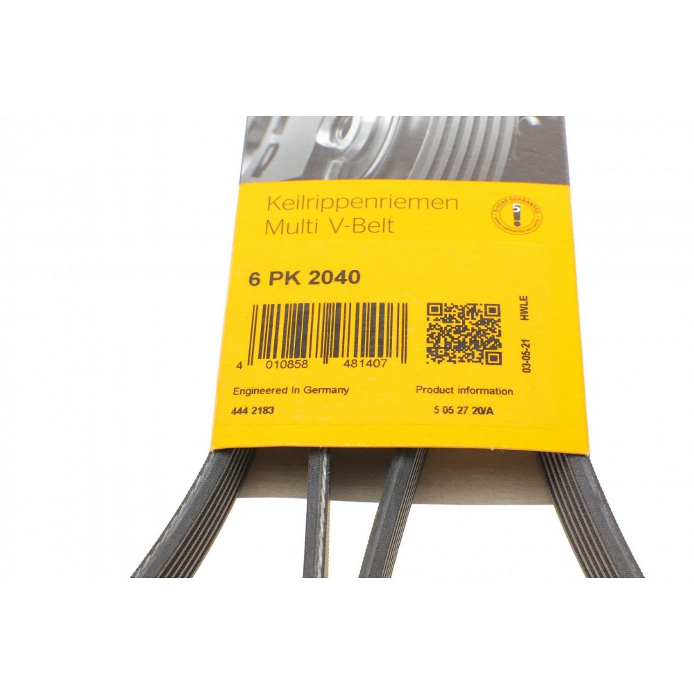 Ремінь генератора MB C-class (W202) 93-01/E-class (W124) 93-98/Ssangyong Korando 96-06/Dodge 06-