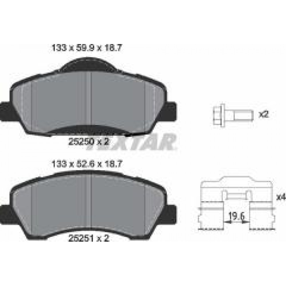 Колодки гальмівні (передні) Citroen C4 Cactus 14- /Peugeot 308 II/SW 13- (Mando) Q+