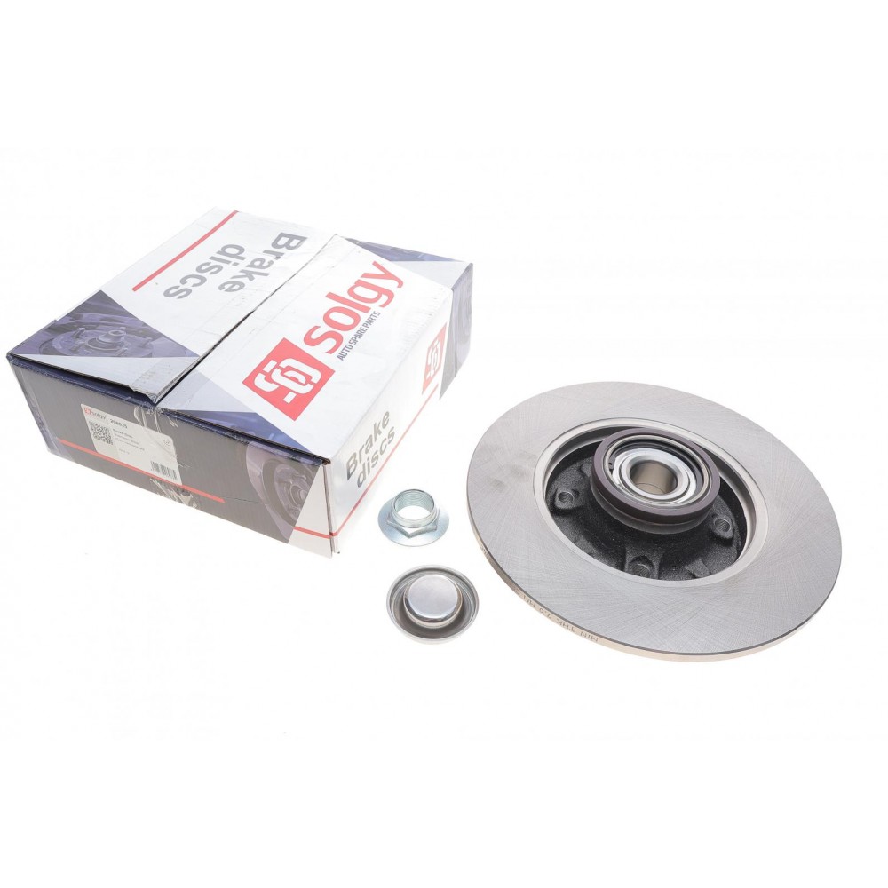 Диск гальмівний (задній) Citroen C4/Peugeot 207/307 05- (249х9) (+ABS) (з підшипником) (d=30)