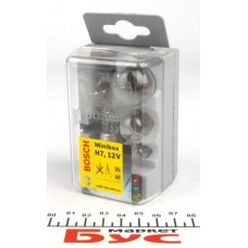 Комплект лампочок H7 12V (MiniBox) (H7 12V; P21W; R5W; T4W; 1x10A, 1x15A, 1x20A)
