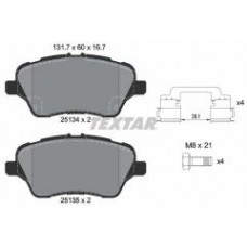Колодки гальмівні (передні) Ford Courier 14- (TRW) Q+
