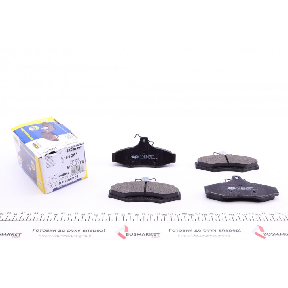 Колодки гальмівні (задні) Daewoo Nubira 97-/Leganza 97-04/Chevrolet Astra 99-11/Vectra 96-98