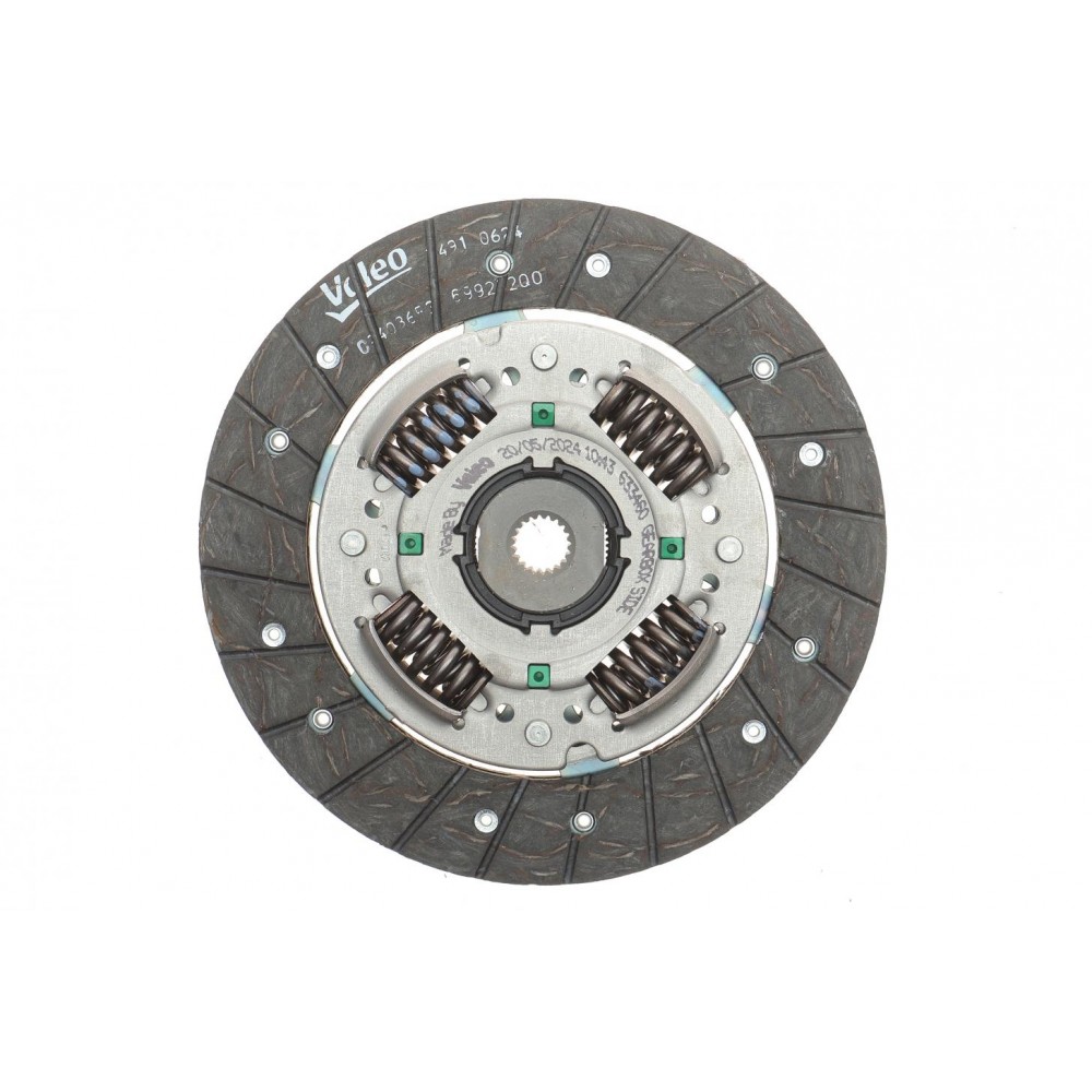 Комплект зчеплення Fiat Panda 1.3D 03- (d=200mm) (+вижимний) z=18