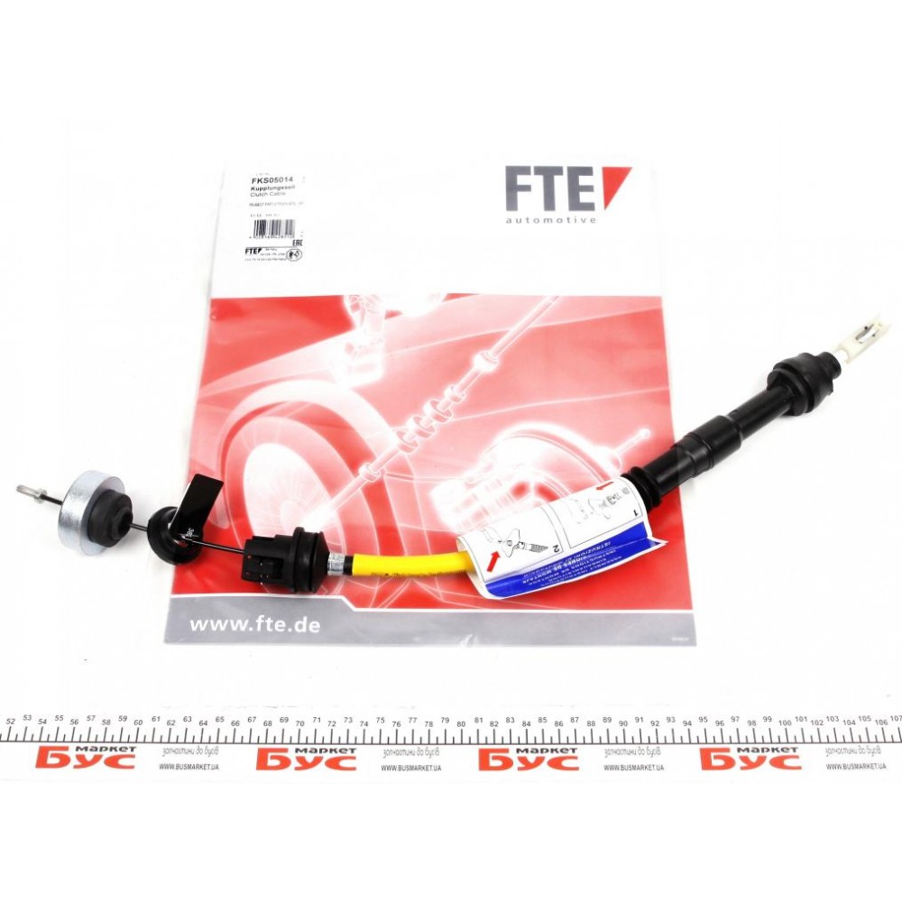 Трос зчеплення Citroen Berlingo/Peugeot Partner 1.8/1.9D (з авторегул.) (655/314 мм) = FKS05014