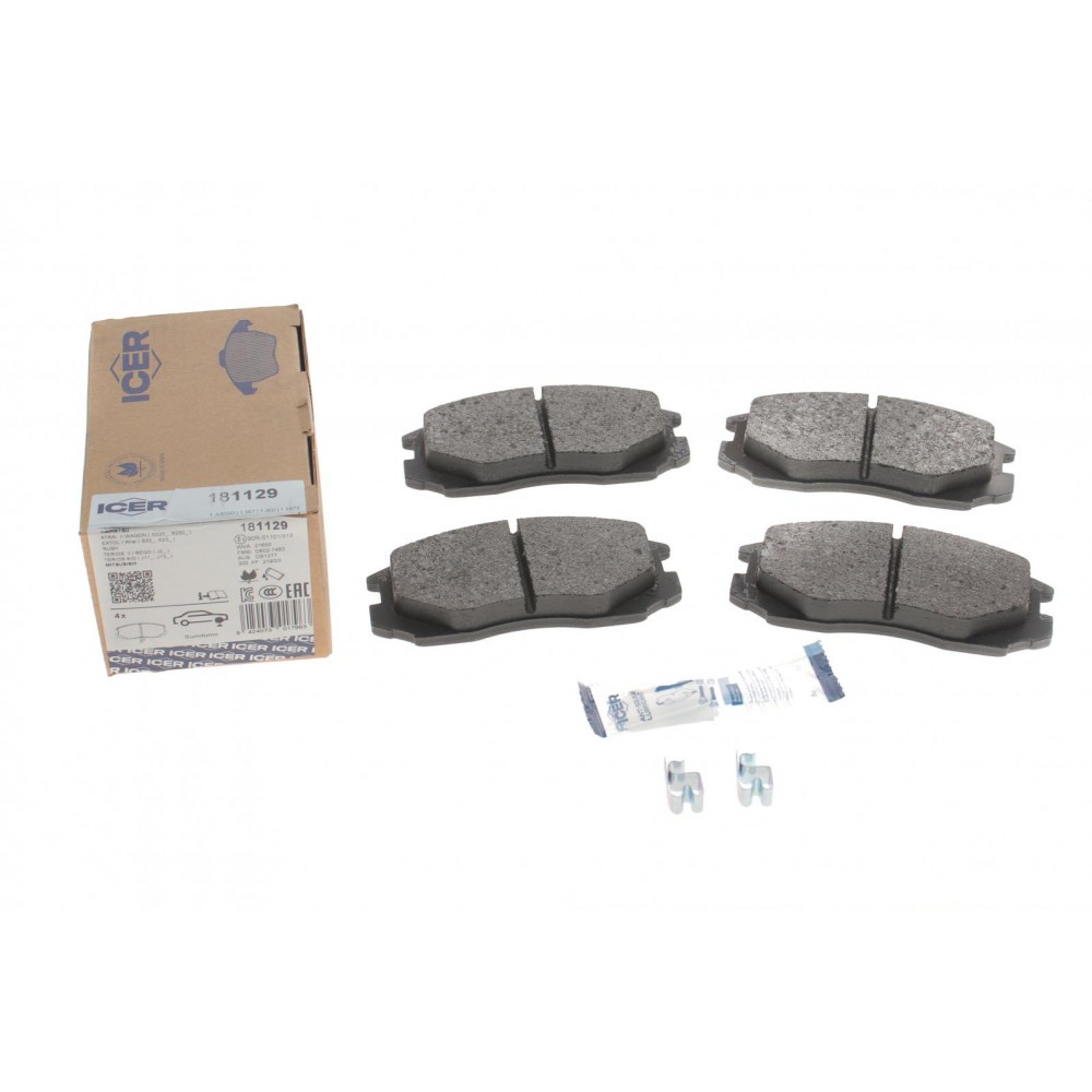 Колодки гальмівні (передні) Mitsubishi Colt 86-/Lancer 88-03/Porsche 911 20-/Toyota Camry 91-01