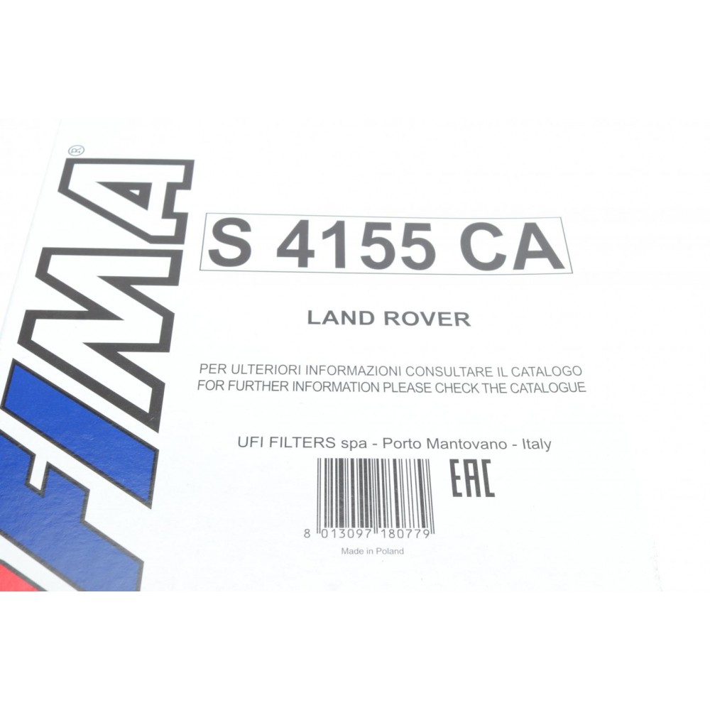 Фільтр салону Land Rover Discovery 04-/Range Rover Sport 3.0-5.0 05- (вугільний)