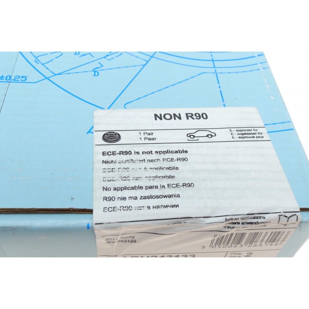 Диск гальмівний (передній) Honda HR-V 1.5 16V/1.6D 15- (293x25)