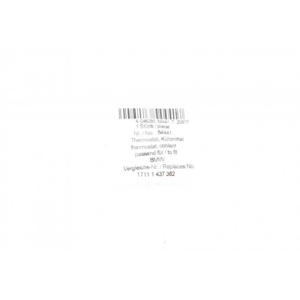Термостат BMW 3 (E46) 1.6i-3.0i 98-06 M43/M52/M54/N42/N46