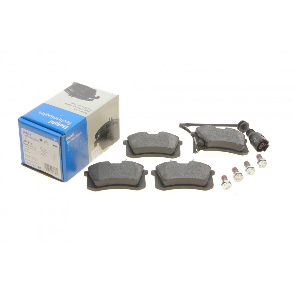 Колодки гальмівні (задні) VW Polo 01-/Skoda Fabia 99-08/Seat Cordoba/Ibiza 02-09 (Trw) (+ датчик)
