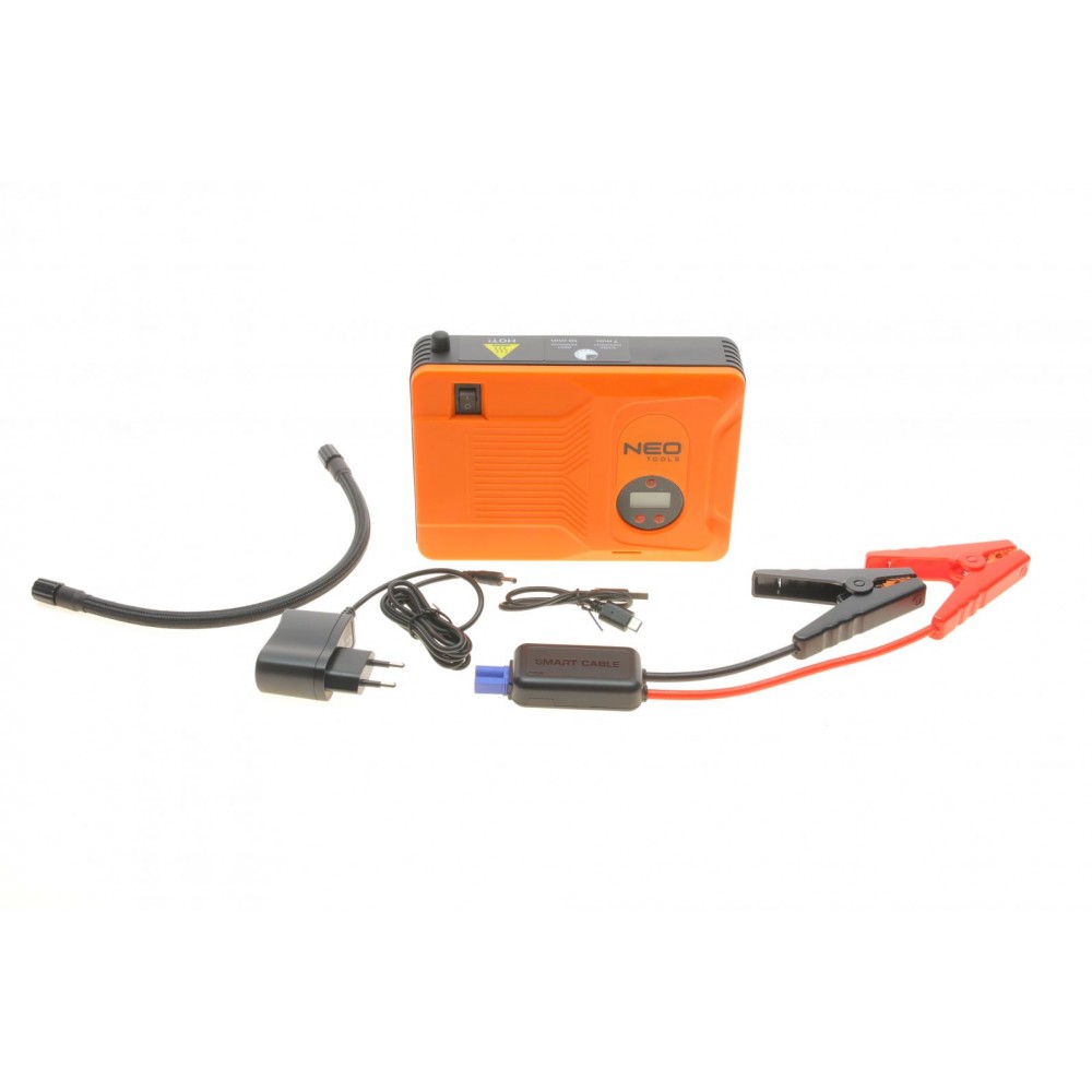 Пусковий пристрій Jumpstarter (Powerbank 14 000 mAh/ліхтар LED/компресор 3.5 Bar)