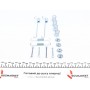 Комплект пружинок колодок ручника Nissan X-Trail 2.0-2.5 01-13 (Akebono)