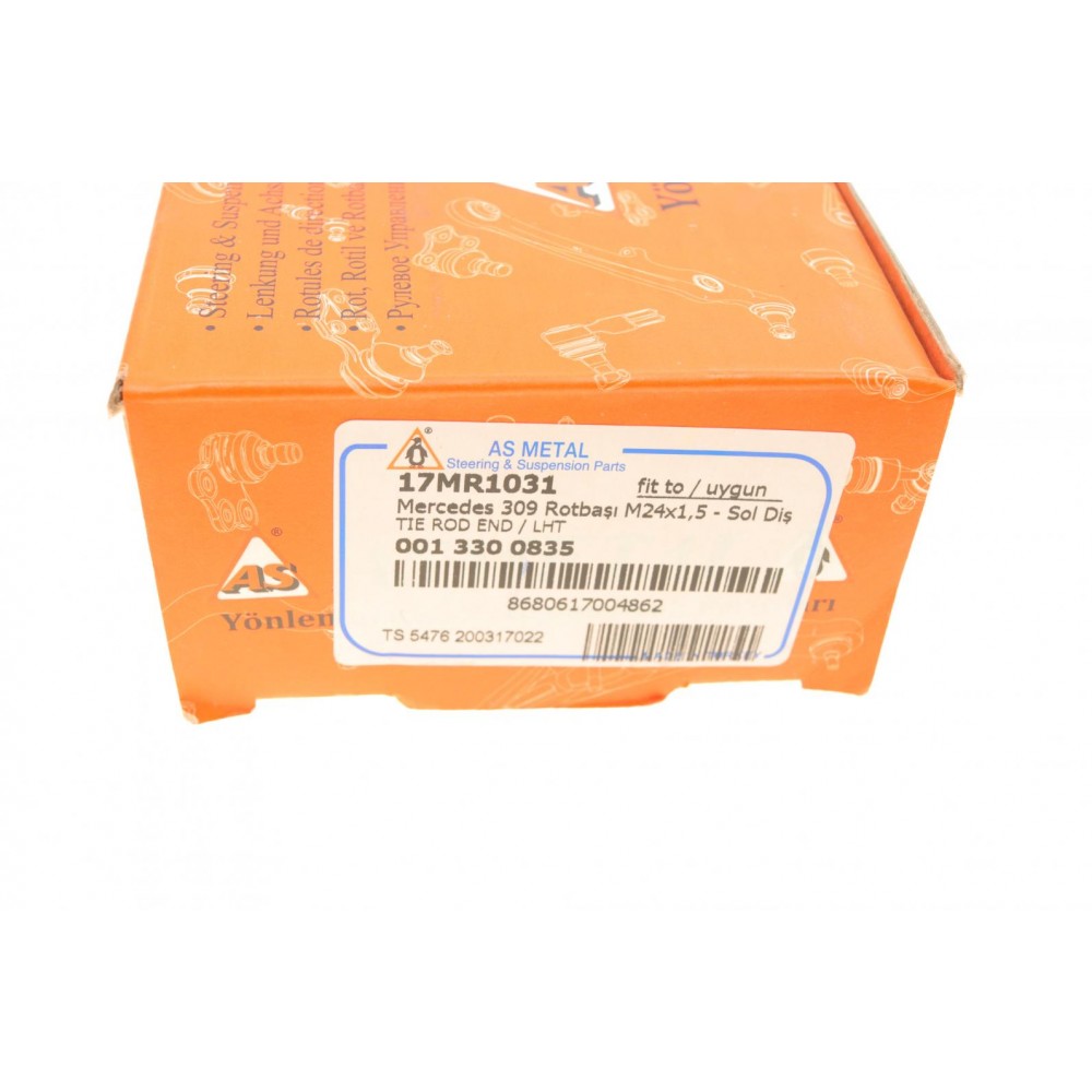 Наконечник тяги рульової (L) MB 407-608D (M24x1.5)