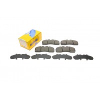 Колодки гальмівні (передні) Audi A3/Q2/Q3/Seat/Skoda Octavia/Kodiaq/VW Golf/Passat B8 12- (+датчик)