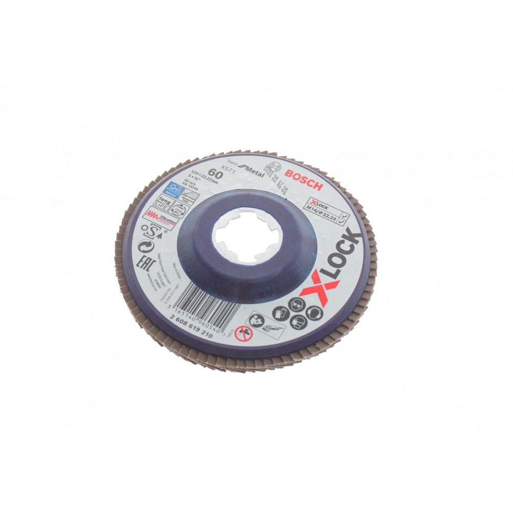 Круг зачисний 125x6x22,23 мм X-LOCK X571 Best for Metal
