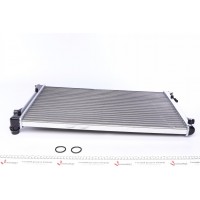 Радіатор охолодження VW Caddy 04-15 (650x416x23) (ребра завальцовані)