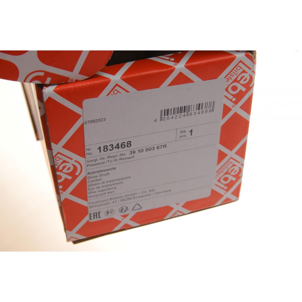 Піввісь (передня) (R) Renault Captur 1.5 dCi 13- (25z/26z/913mm)