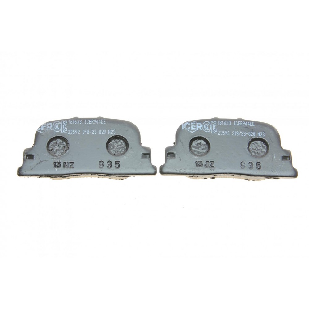 Колодки гальмівні (задні) Toyota Camry 96-02/Prius 03-09/Lexus ES/Daihatsu Altis 96-01