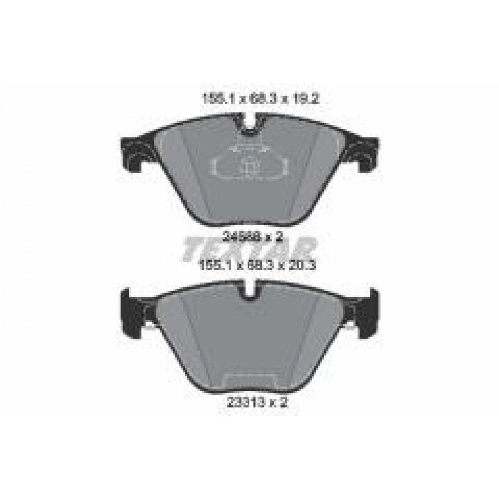 Колодки гальмівні (передні) BMW 5 (F10,F11)/6 (F06,F12,F13) 09- (Teves) EPAD (знятий з пр-ва)