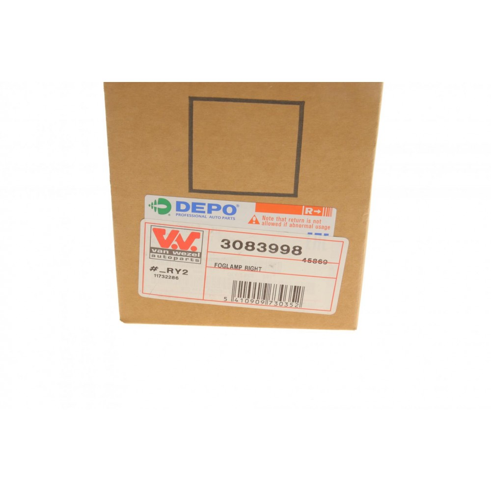 Фара протитуманна MB Sprinter (W906) 06- (R)