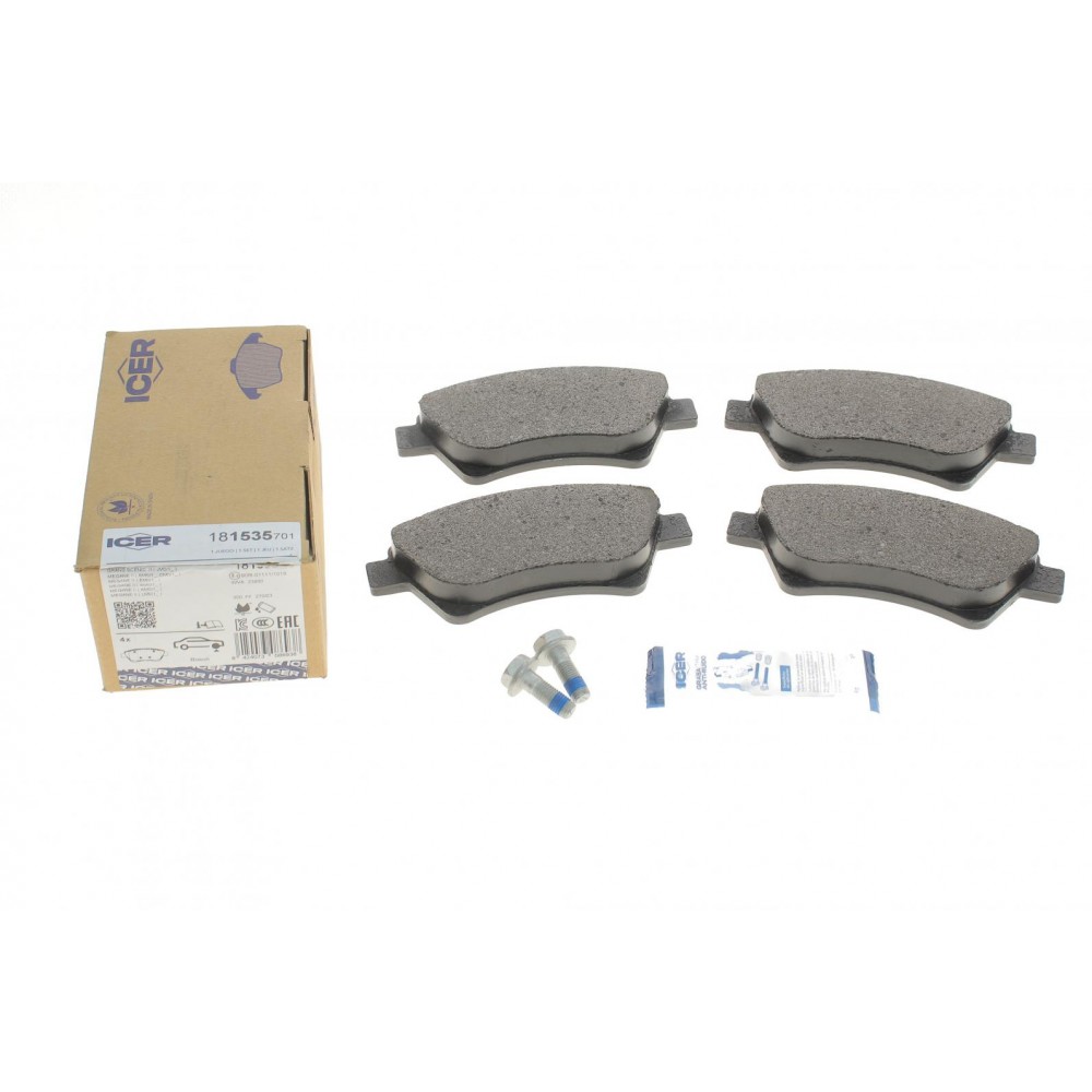 Колодки гальмівні (передні) Renault Kangoo 01-/Megane II 02-/Scenic II/III/Grand Scenic II 03-