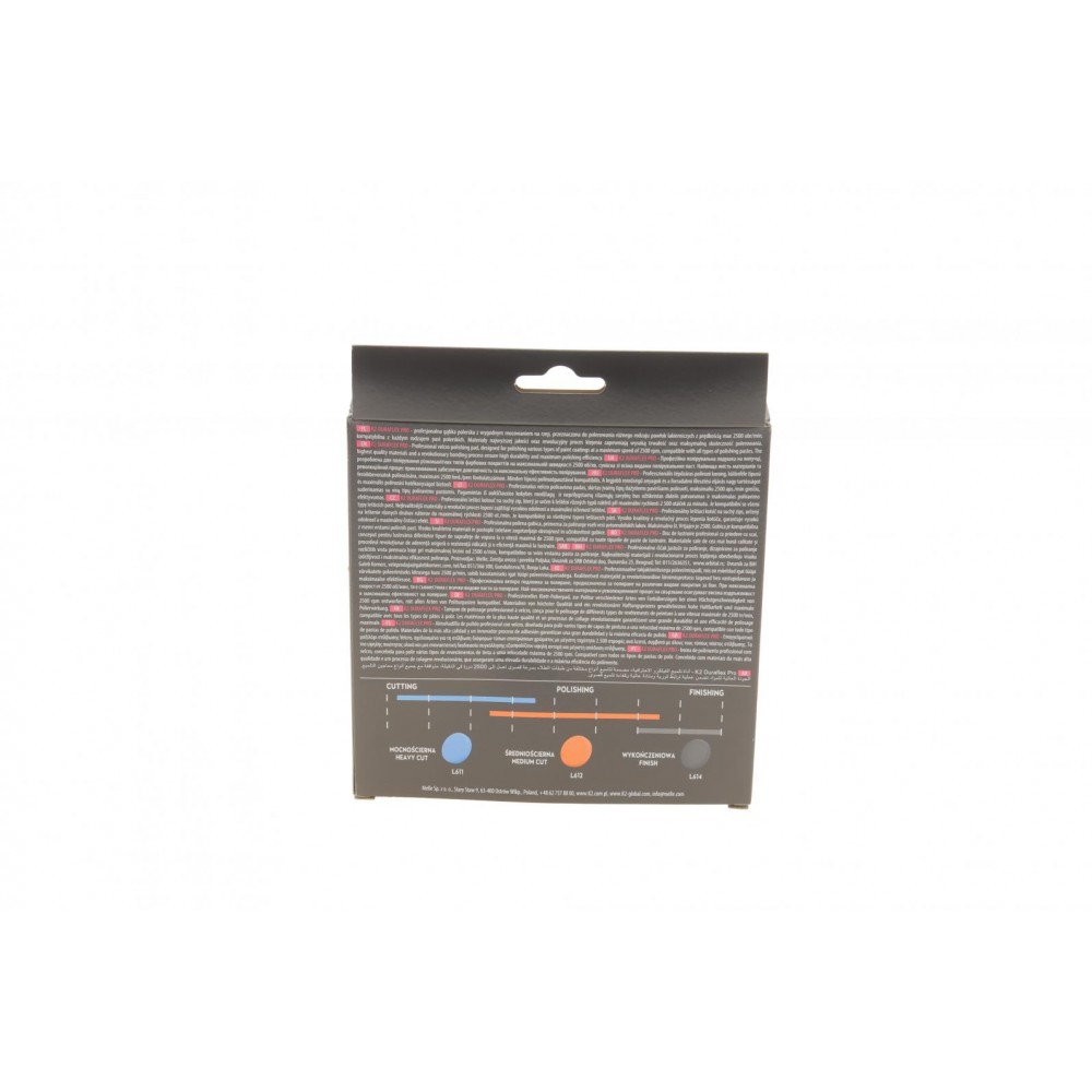 Губка автомобільна для нанесення воску і поліровки Duraflex Velcro Foam Pad Finishing (150x25mm)
