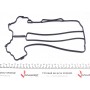 Прокладка кришки клапанів Opel Corsa 1.0 12V 03-
