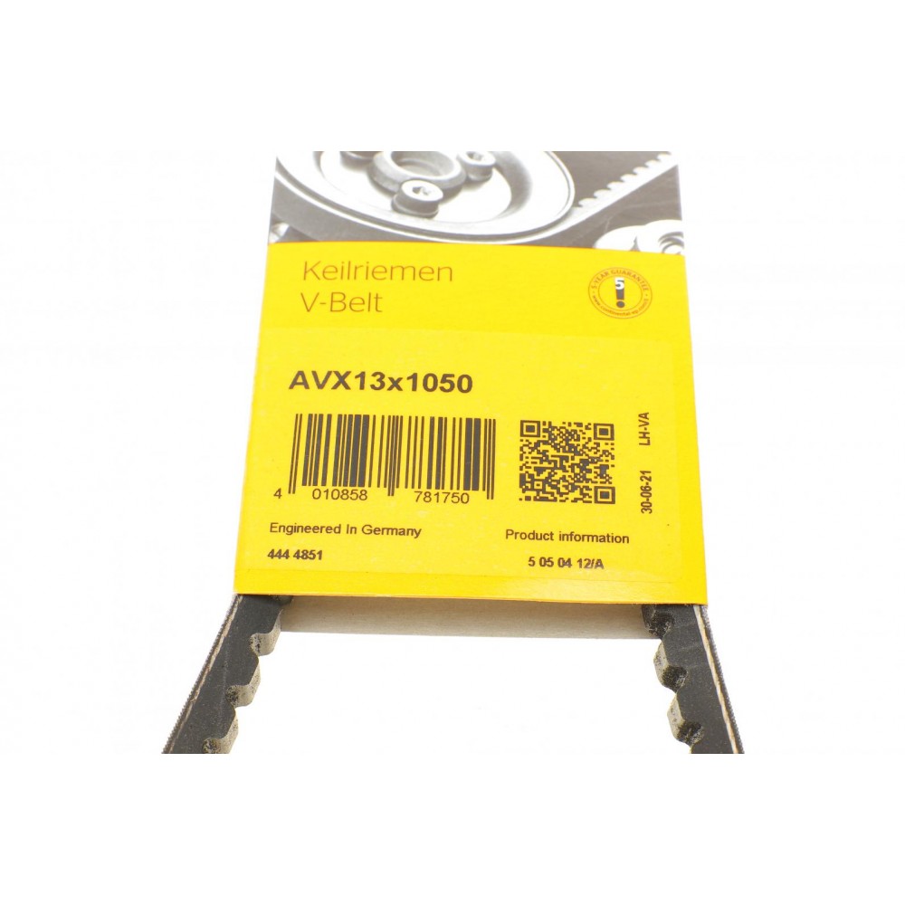 Ремінь генератора VW Golf 1.5/1.6 77-83/Toyota Hilux/Land Cruiser 1.8/3.5 83-01/Audi 100 2.0D 78-83