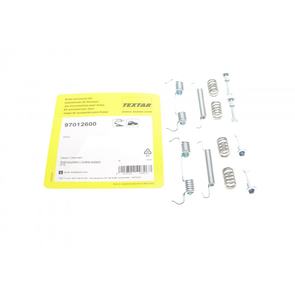 Комплект пружинок колодок ручника BMW 1 (E81/E87/F20/F21)/3 (E46/E90/F30/F80) 07- M43/M47/M52/M54//N43/N46/N47
