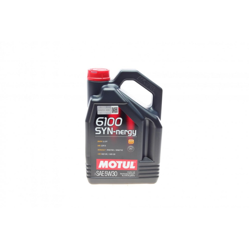 Олива 5W30 Syn-nergy 6100 (4L) (MB 229.5/Renault RN0710/RN0700/VW 502 00/505 00) (107971)