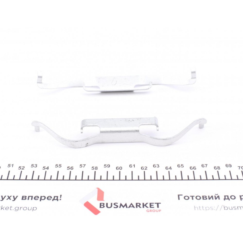 Планка супорта (переднього) прижимна (к-кт) VW T5 03-09 (Ate)