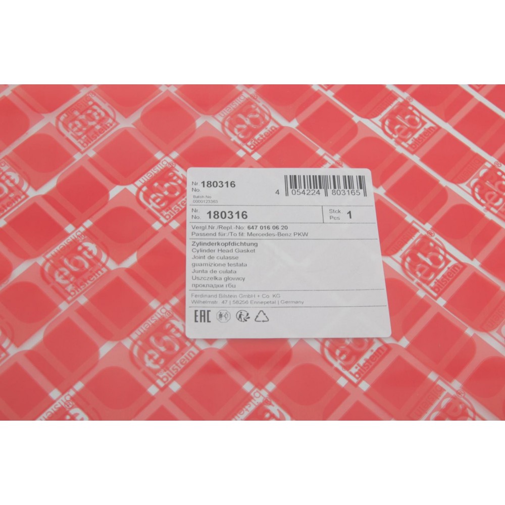 Прокладка ГБЦ MB Sprinter 2.7CDI OM612 (1.2mm)