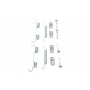 Комплект пружинок колодок ручника BMW 1 (E81/E87/F20/F21)/3 (E46/E90/F30/F80) 07- M43/M47/M52/M54//N43/N46/N47