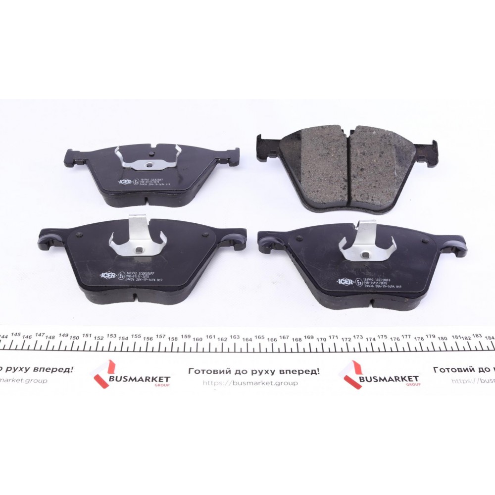 Колодки гальмівні (передні) BMW 5 (F07) 09-/7 (F01-F04) 08-15/X5 (E70/F15/F85)/X6 (E71/F16) 06-