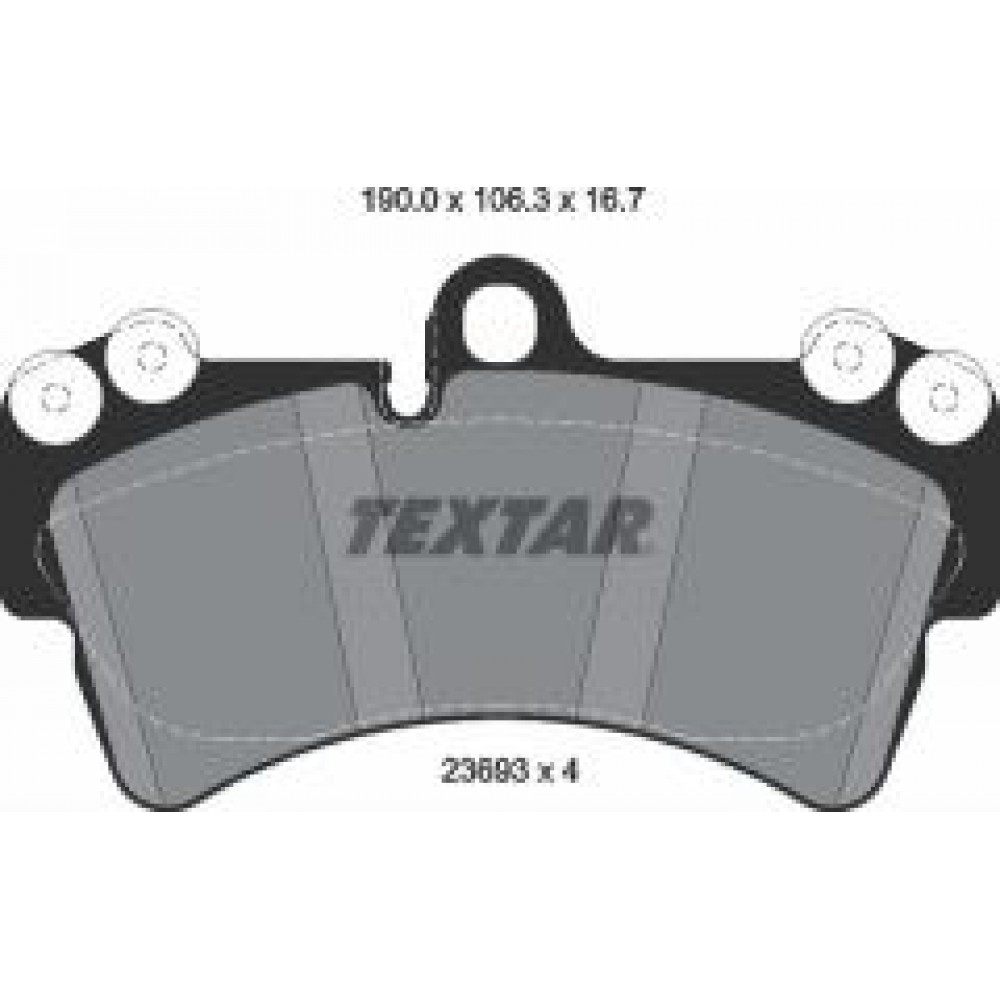 Колодки гальмівні (передні) Audi Q7/Porsche Cayenne/ VW Touareg 3.0-6.0 02- (Brembo)