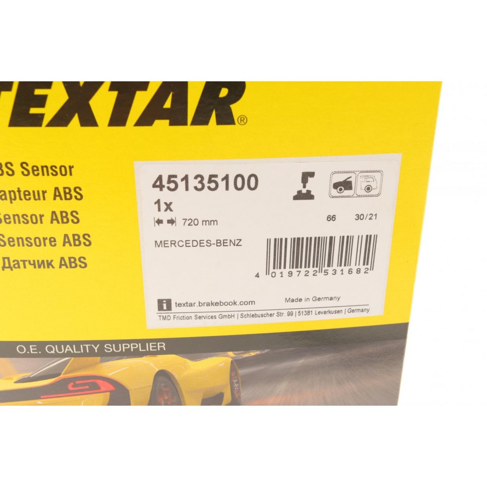 Датчик ABS (передній) (R) MB E-class (W212) 09-15 (L=720mm)