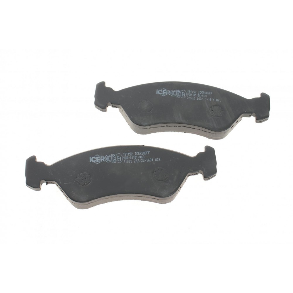 Колодки гальмівні (передні) Opel Astra F 91-98/Kadett E 87-93/Vectra A/B 88-03