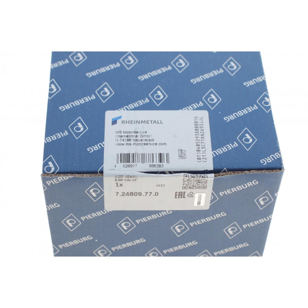 Клапан EGR Fiat Ducato/Doblo 1.6-2.0D 10-