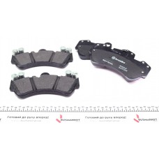 Колодки гальмівні (передні) Porsche Cayenne/VW Touareg 02-10 (Brembo) (190x99,1x16.7)