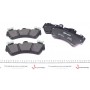 Колодки гальмівні (передні) Porsche Cayenne/VW Touareg 02-10 (Brembo) (190x99,1x16.7)