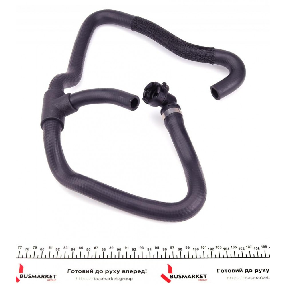 Патрубок радіатора (нижній) Renault Kangoo 1.5dCi 08- (L) (к-кт в зборі)