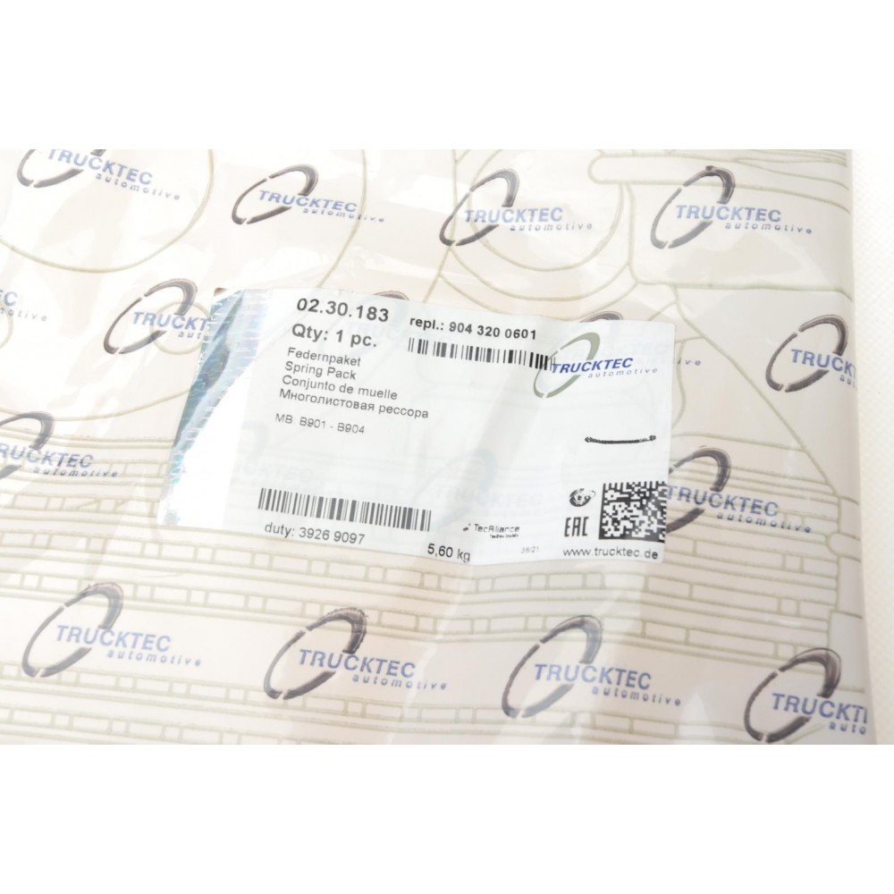 Ресора передня MB Sprinter 408-416/VW LT 46 96- (пластик)