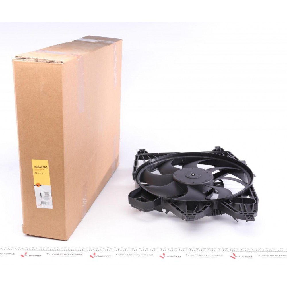 Вентилятор радіатора Renault Kangoo 1.5 dCi 03- (з дифузором)