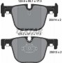 Колодки гальмівні (задні) BMW 3 (F30/F31/F34)/ 4 (F32/F36) 11- (Ate-Teves) Q+